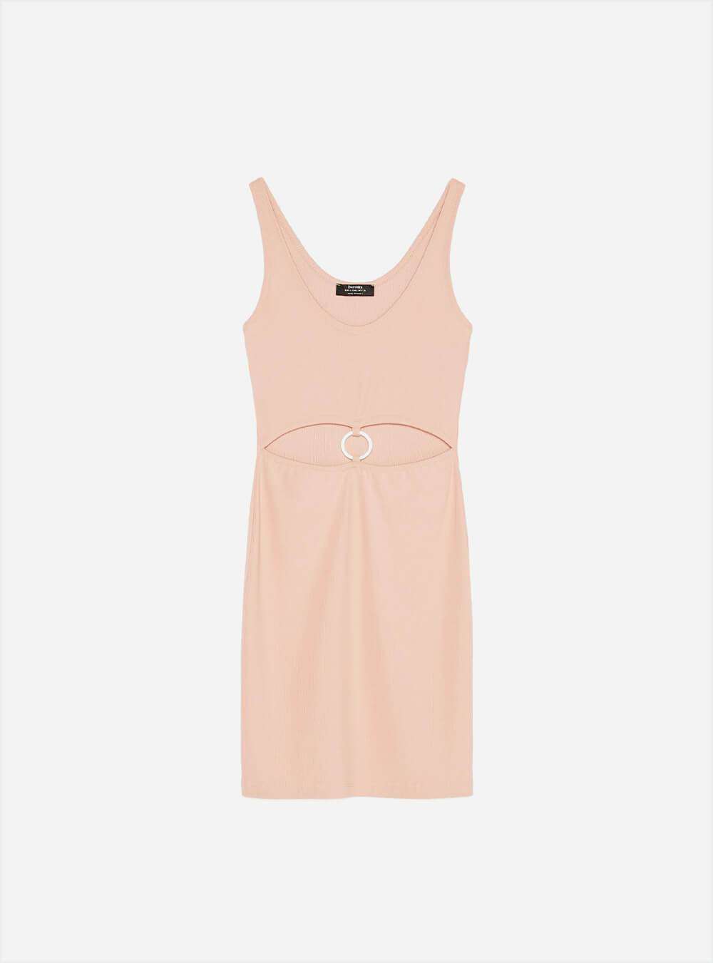 Short dress with ring