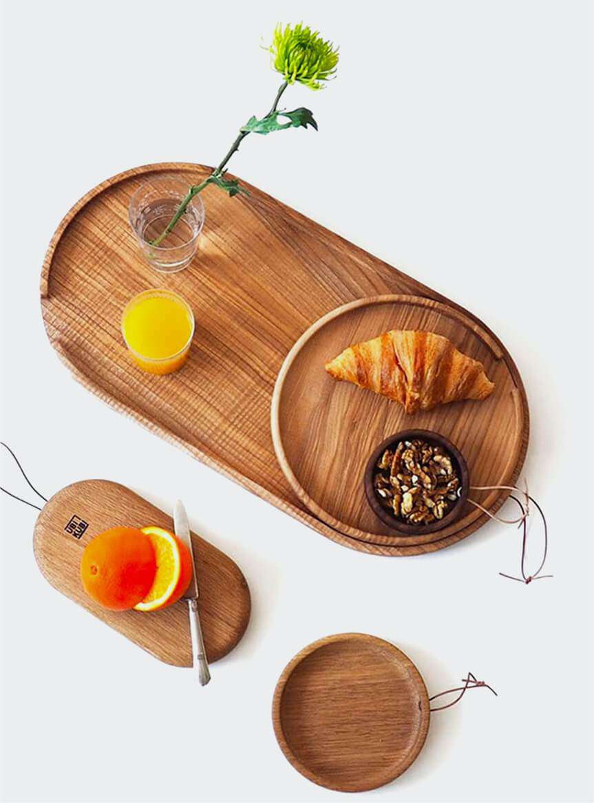 High quality wooden plate