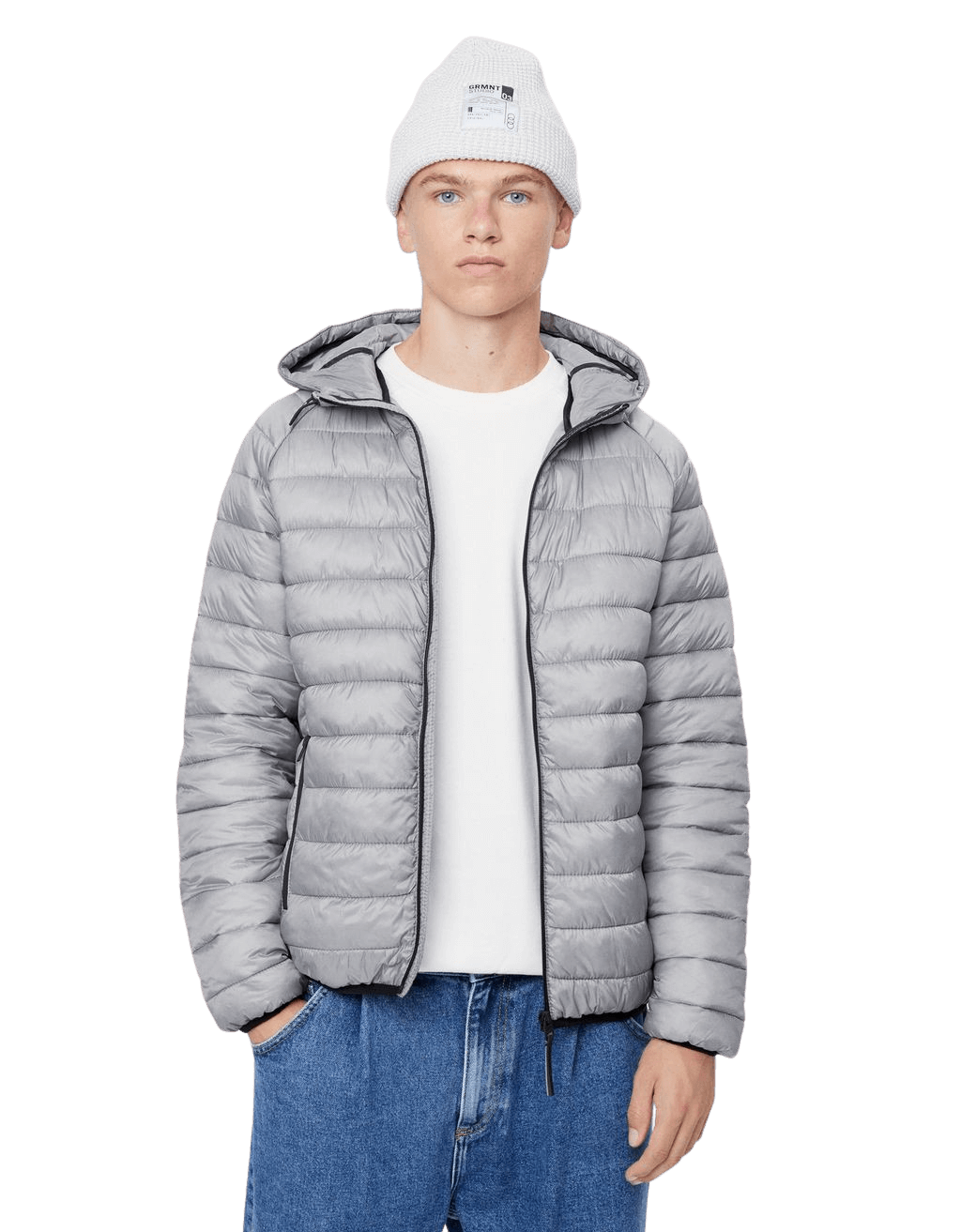 Quilted Gilet With Hood