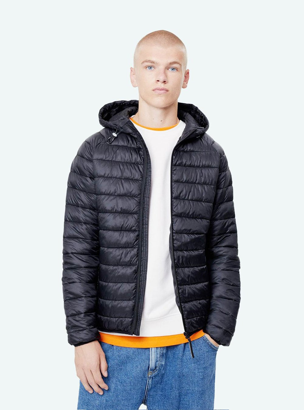 Lightweight Hooded Puffer Jacket