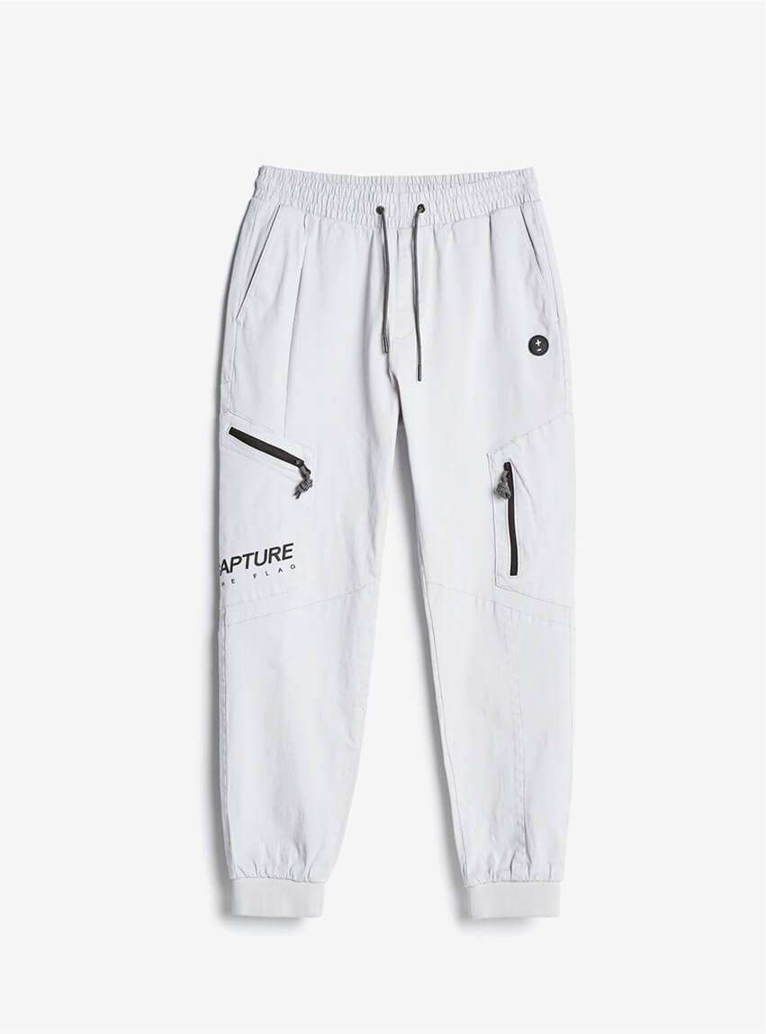 Zipped joggers